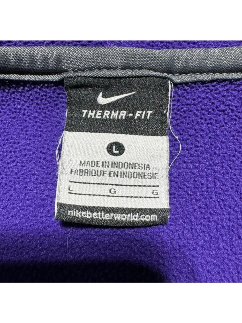 Nike Terma-Fit LSU Tigers Hoodie Size Large - Picture 3 of 7